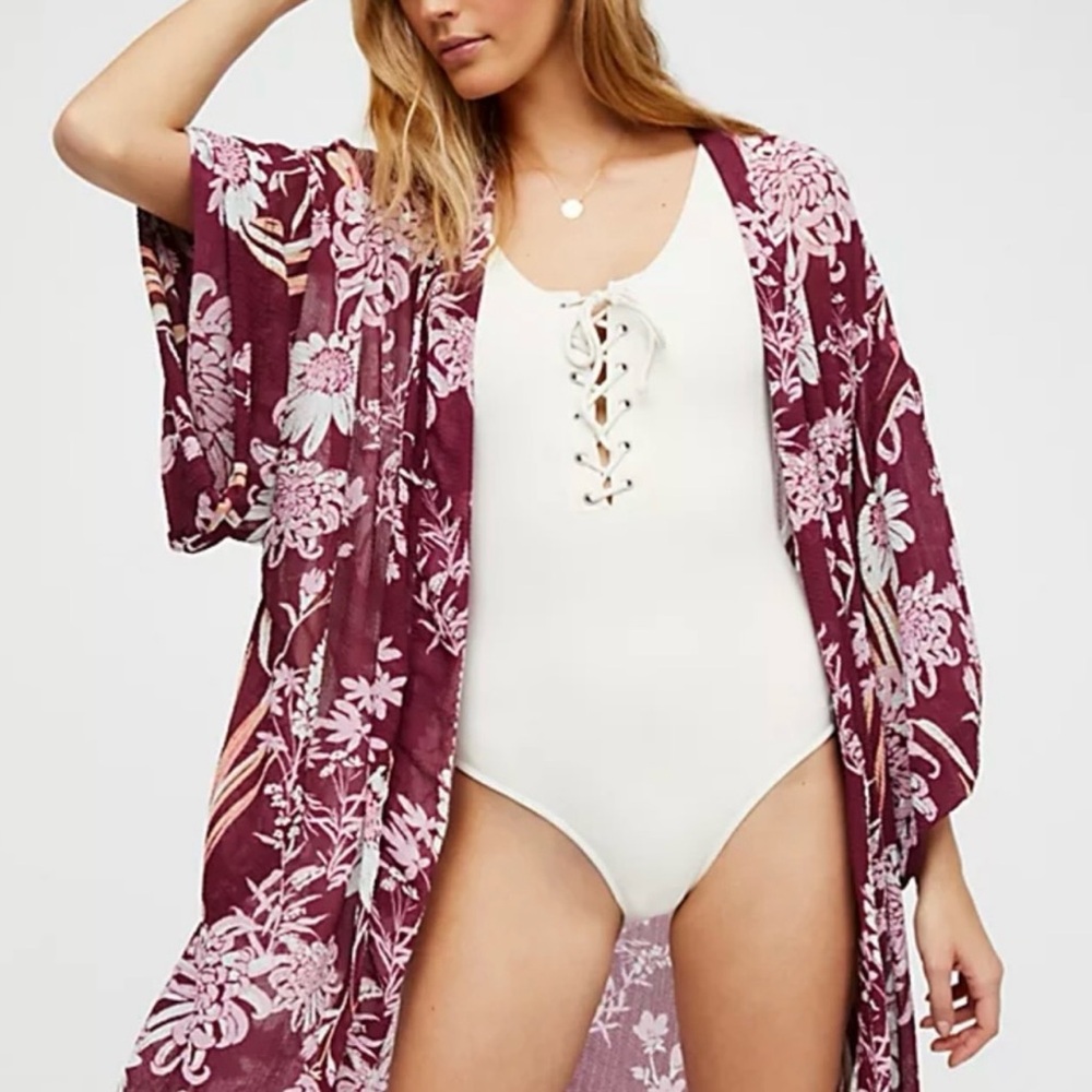 Free People If You Say So Kimono